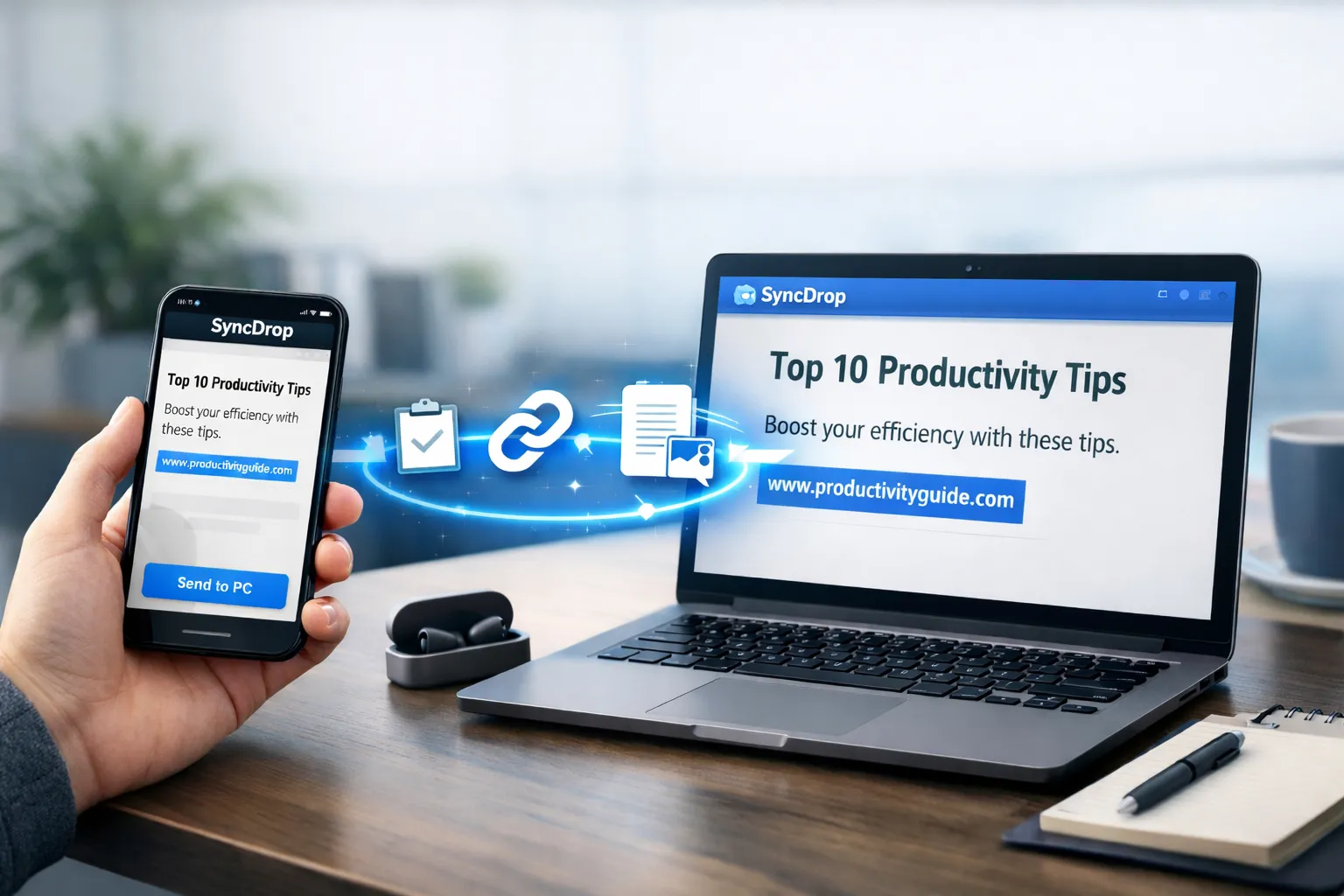 SyncDrop App Interface